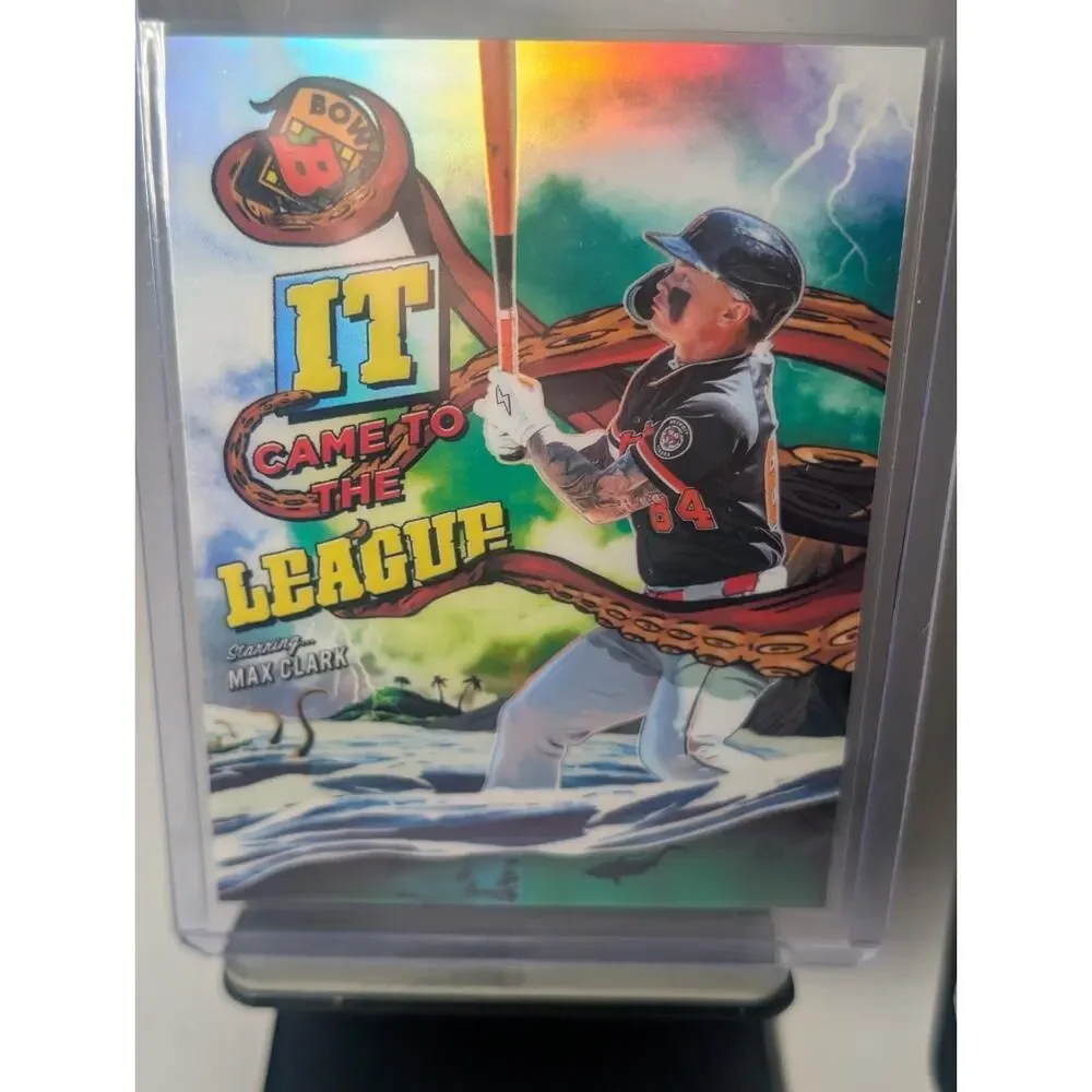 2026 Bowman Chrome Max Clark Orange Refractor /25 BCP-236 IT-20 Tigers Lot